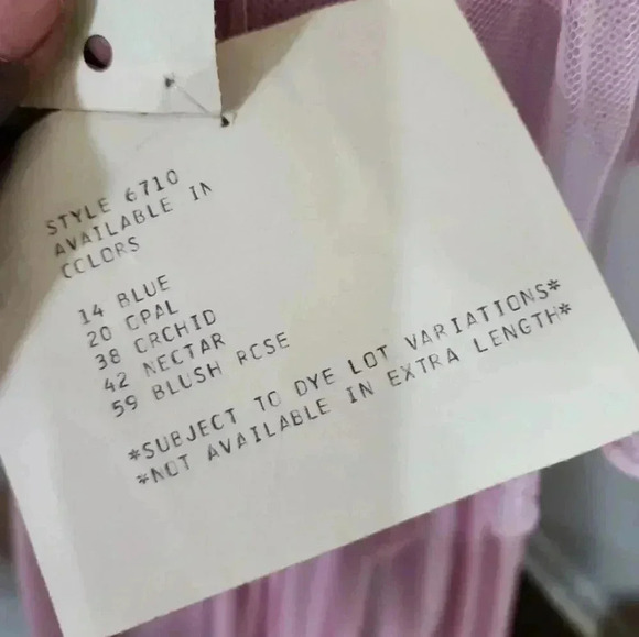 Dance Allure Vintage 70s Cottage Core lace long dress. NWT  Blush Rose. … - Picture 11 of 14